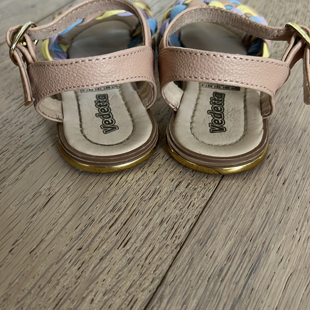 Leather Girls Sandals - Picture 4 of 5